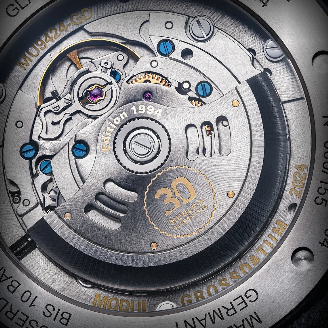 Mühle Glashütte Teutonia IV Großdatum Edition 1994 M1-44-72-1994-LB