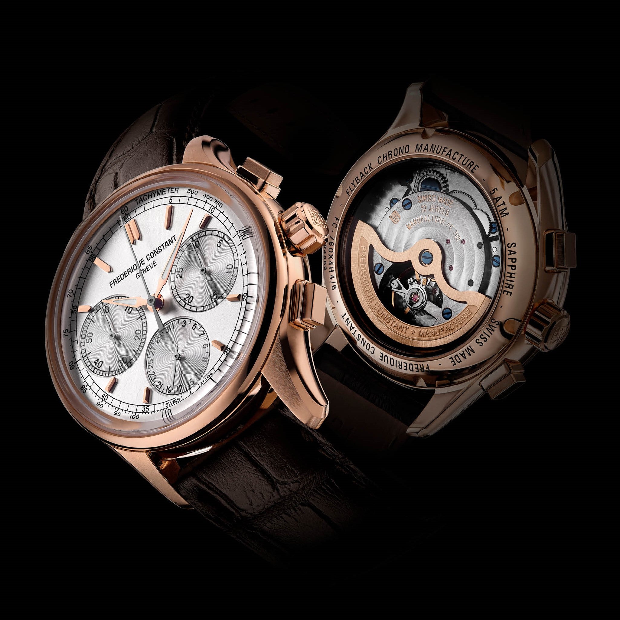 FREDERIQUE CONSTANT Classic Manufacture Flyback Chronograph FC-760V4H4