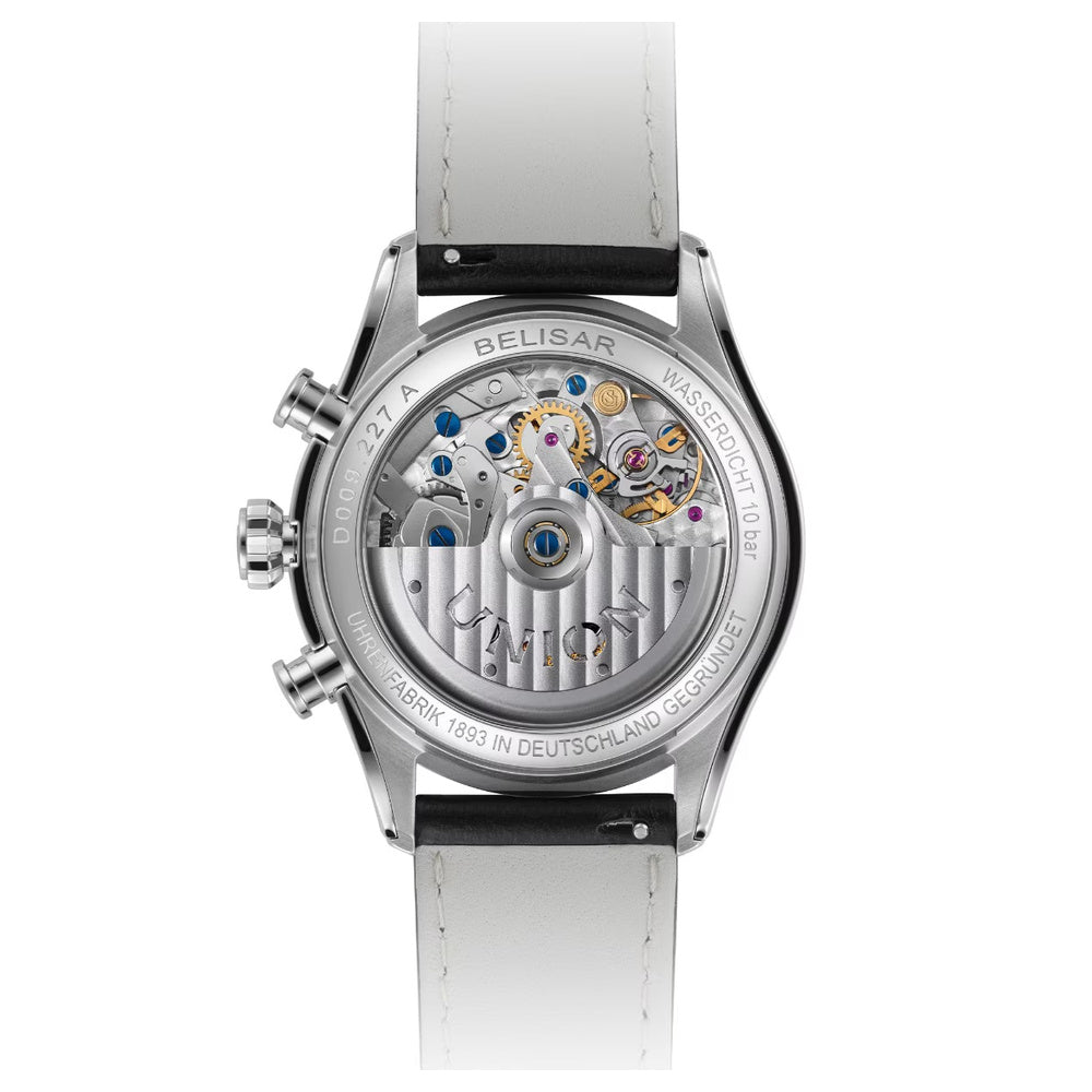 Union Glashütte Belisar Speedster 2026 – Sichtboden mit Kaliber UNG-27.S1