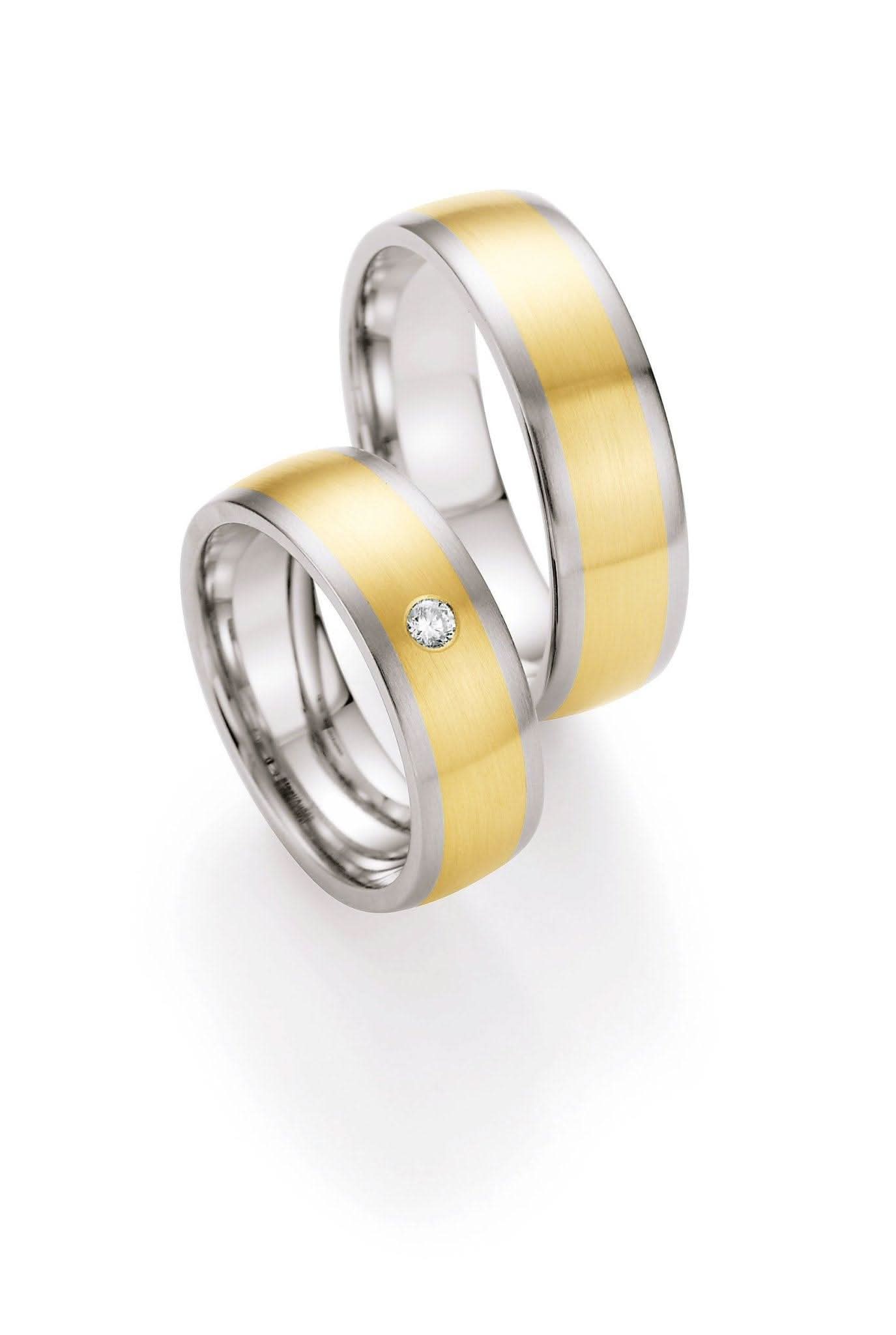 1 Paar Collection Ruesch Gold & Steel Selection 585 - Juwelier Steiner