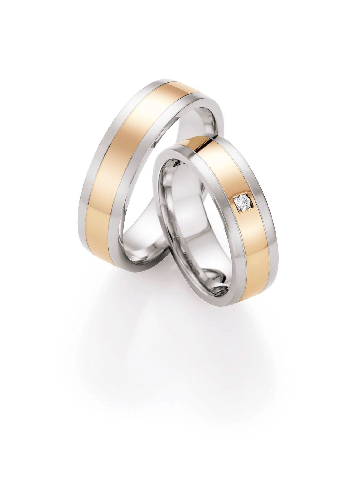 1 Paar Collection Ruesch Gold & Steel Selection 585 - Juwelier Steiner