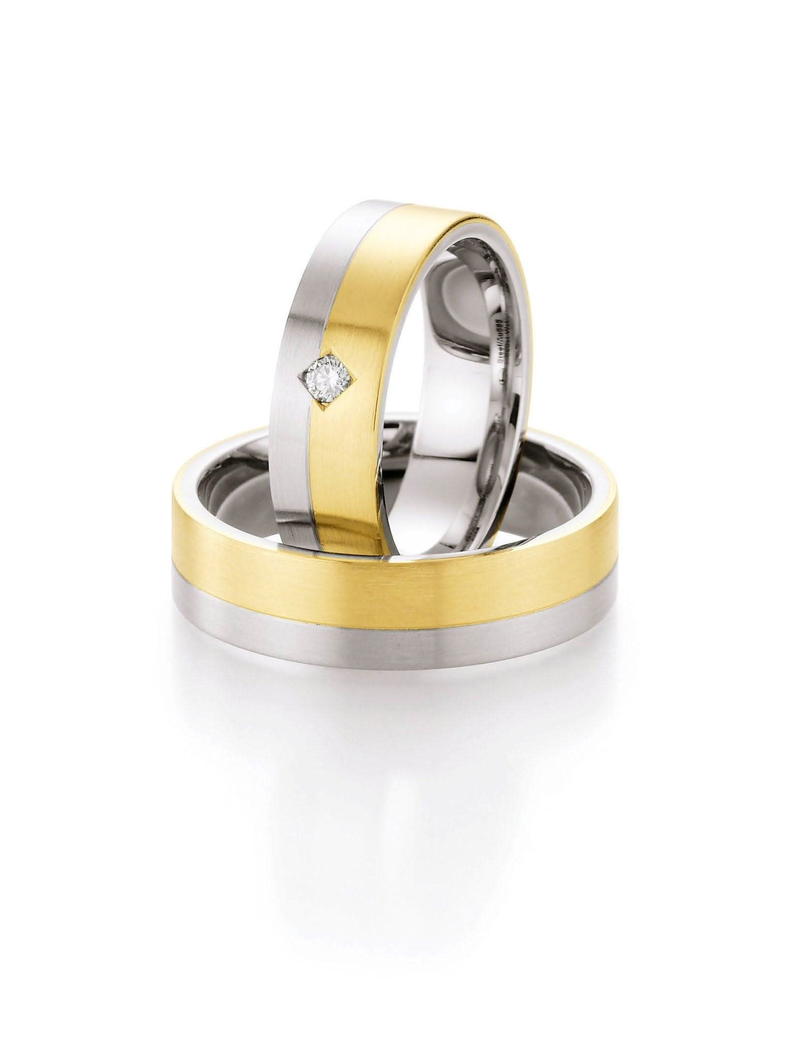 1 Paar Collection Ruesch Gold & Steel Whitestyle - Juwelier Steiner