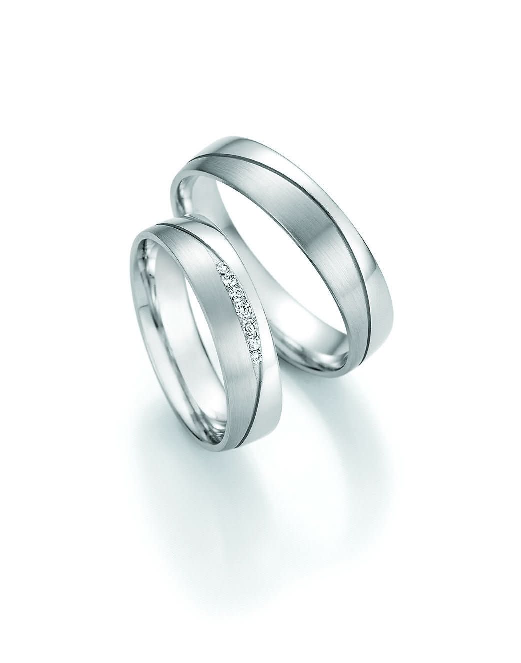 1 PaarEheringe/Trauringe Collection Ruesch Honeymoon Solid VII - Juwelier Steiner