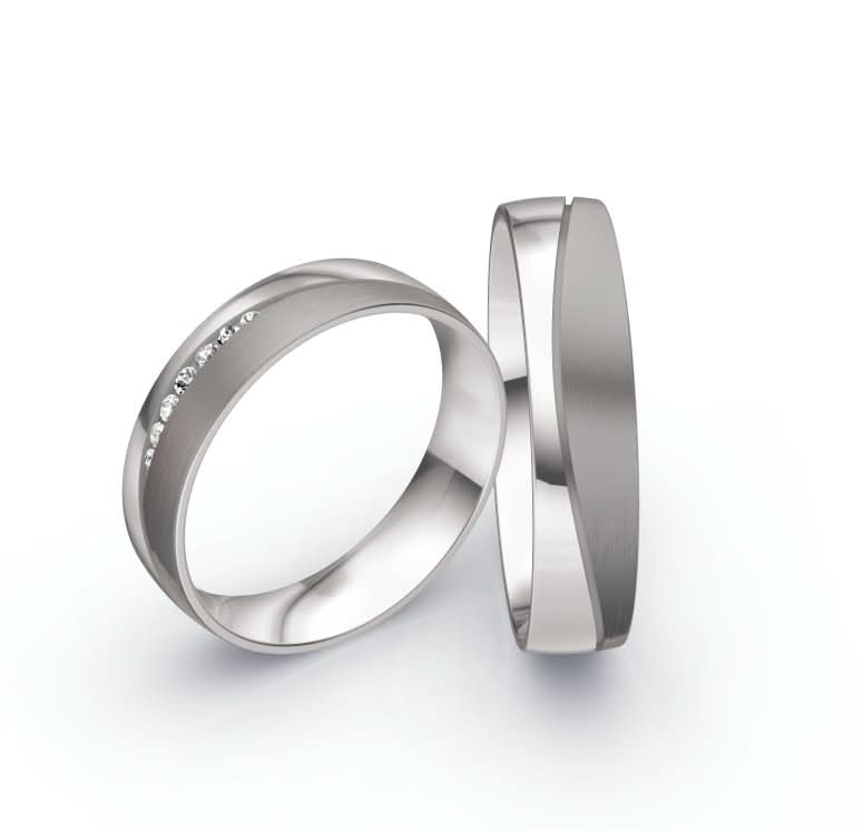 1 PaarEheringe/Trauringe Collection Ruesch Honeymoon Solid VII - Juwelier Steiner