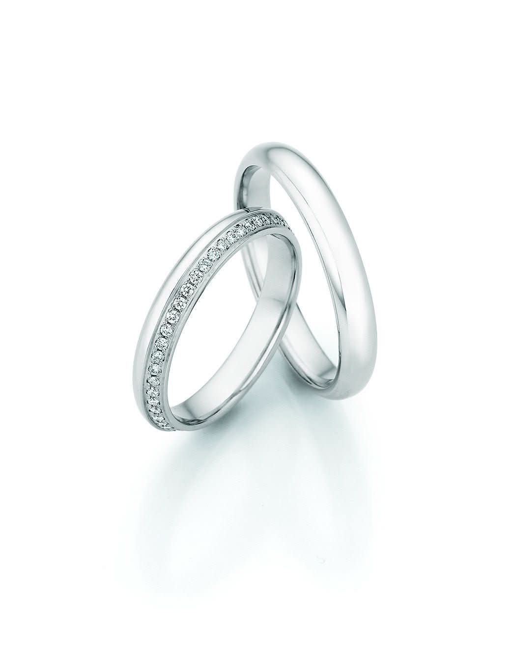 1 Paar Eheringe/Trauringe Collection Ruesch Honeymoon Platin II - Juwelier Steiner