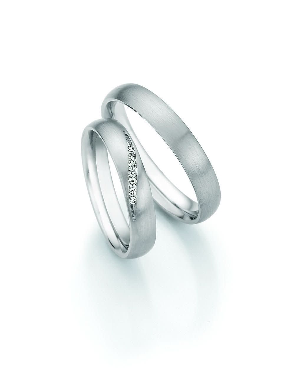 1 Paar Eheringe/Trauringe Collection Ruesch Honeymoon Platin II - Juwelier Steiner