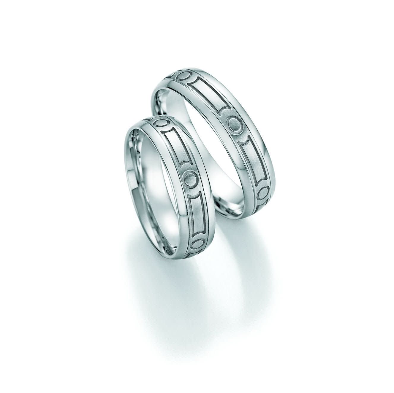 1 Paar Eheringe/Trauringe Collection Ruesch Honeymoon Solid III - Juwelier Steiner