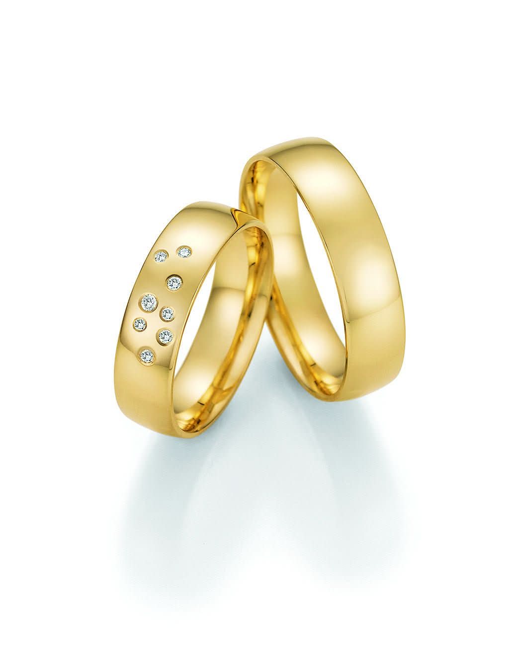 1 Paar Eheringe/Trauringe Collection Ruesch Honeymoon Solid VII - Juwelier Steiner