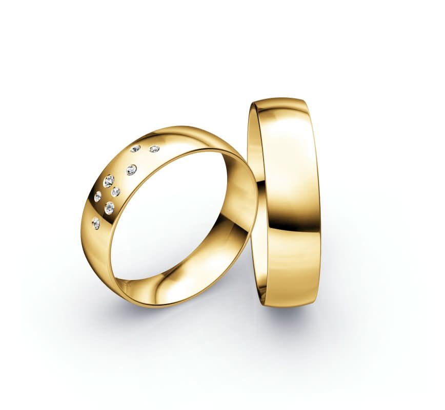 1 Paar Eheringe/Trauringe Collection Ruesch Honeymoon Solid VII - Juwelier Steiner