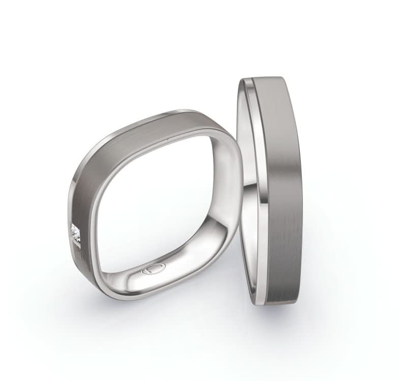 1 Paar Eheringe/Trauringe Collection Ruesch Honeymoon Solid VII - Juwelier Steiner