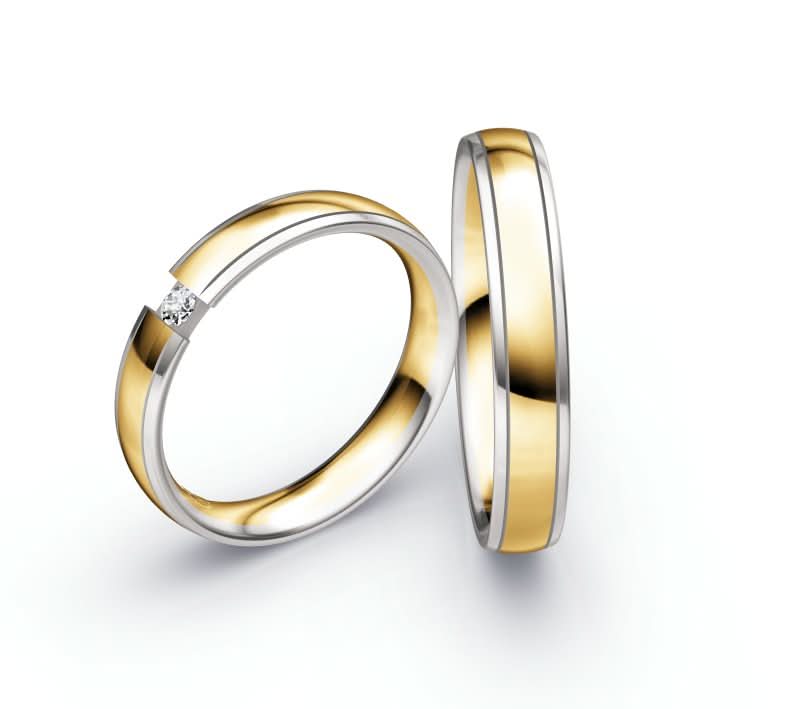 1 Paar Eheringe/Trauringe Collection Ruesch Honeymoon Solid VI - Juwelier Steiner