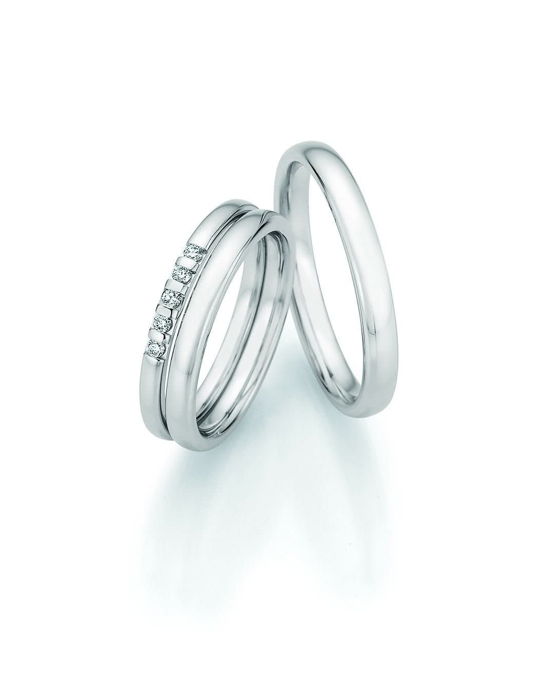 1 Paar Eheringe/Trauringe Collection Ruesch Honeymoon Solid XIV - Juwelier Steiner