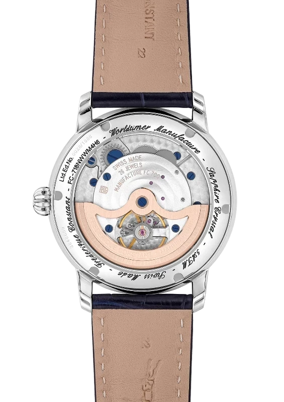 FREDERIQUE CONSTANT Classic Manufacture Worldtimer FC-718NWWM4H6 - Juwelier Steiner