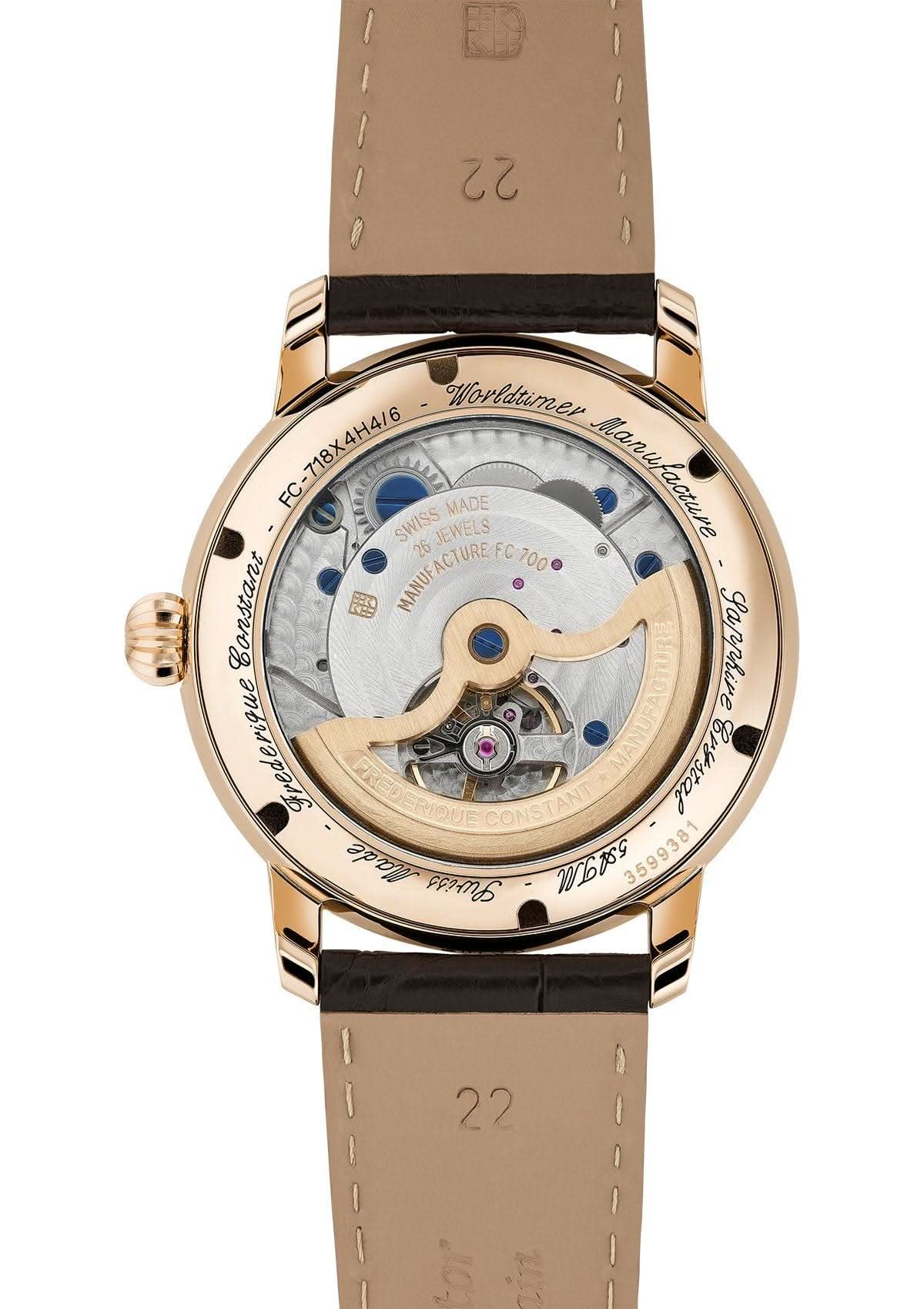FREDERIQUE CONSTANT Manufacture Worldtimer FC-718WM4H4 - Juwelier Steiner