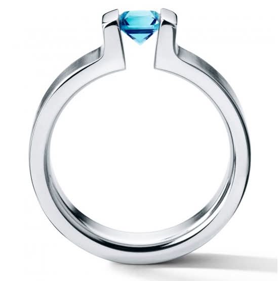 Humphrey Farbedelsteinring Victory aus Edelstahl - Juwelier Steiner