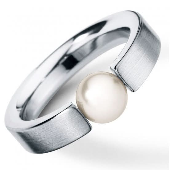 Humphrey Perlring aus Edelstahl - Juwelier Steiner