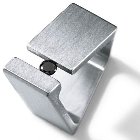 Humphrey Ring Diamant Schwarz - Juwelier Steiner