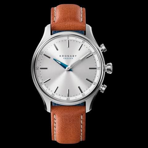 KRONABY SEKEL　ハイブリッド腕時計 シルバー A1000-1600 Buy Kronaby Sekel Hybrid Smartwatch S0658/1 (S0658/1) for €325.00!