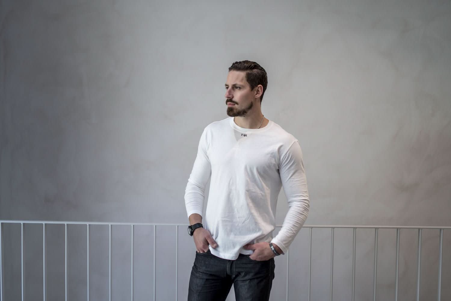 TIYL Longsleeve Men White - Juwelier Steiner