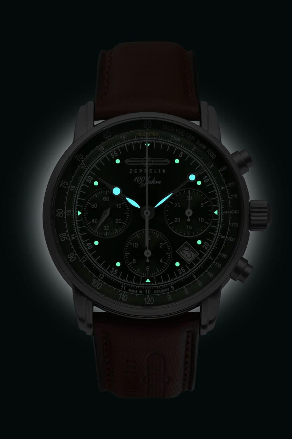 Zeppelin 100 Jahre Automatik Chrongraph 8618-4 - Juwelier Steiner