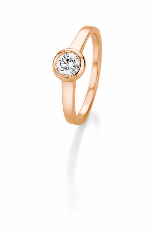 CR Marry Me Solitaire Ring Roségold 585 · 0,50 ct W-SI - Juwelier Steiner