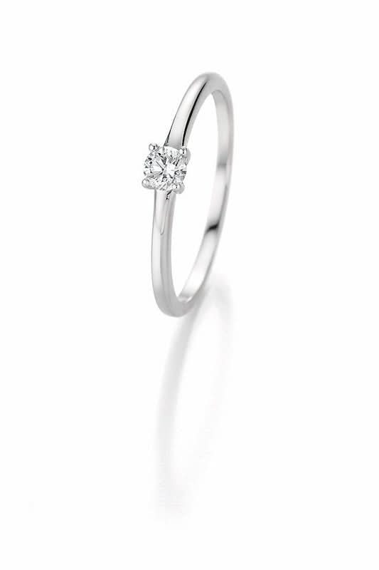 CR Marry Me Solitaire Ring Weißgold 585 · 0,20 ct W-SI - Juwelier Steiner