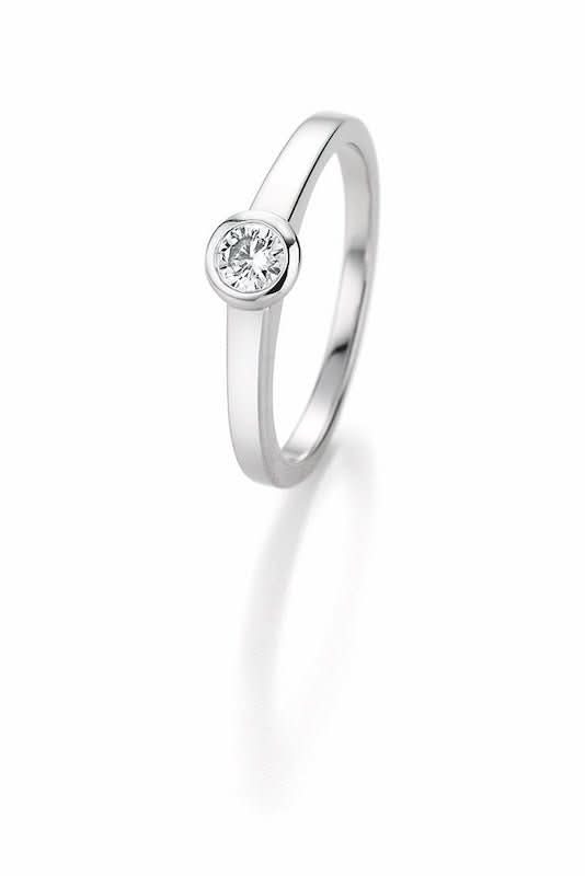 CR Marry Me Solitaire Ring Weißgold 585 · 0,25 ct W-SI - Juwelier Steiner