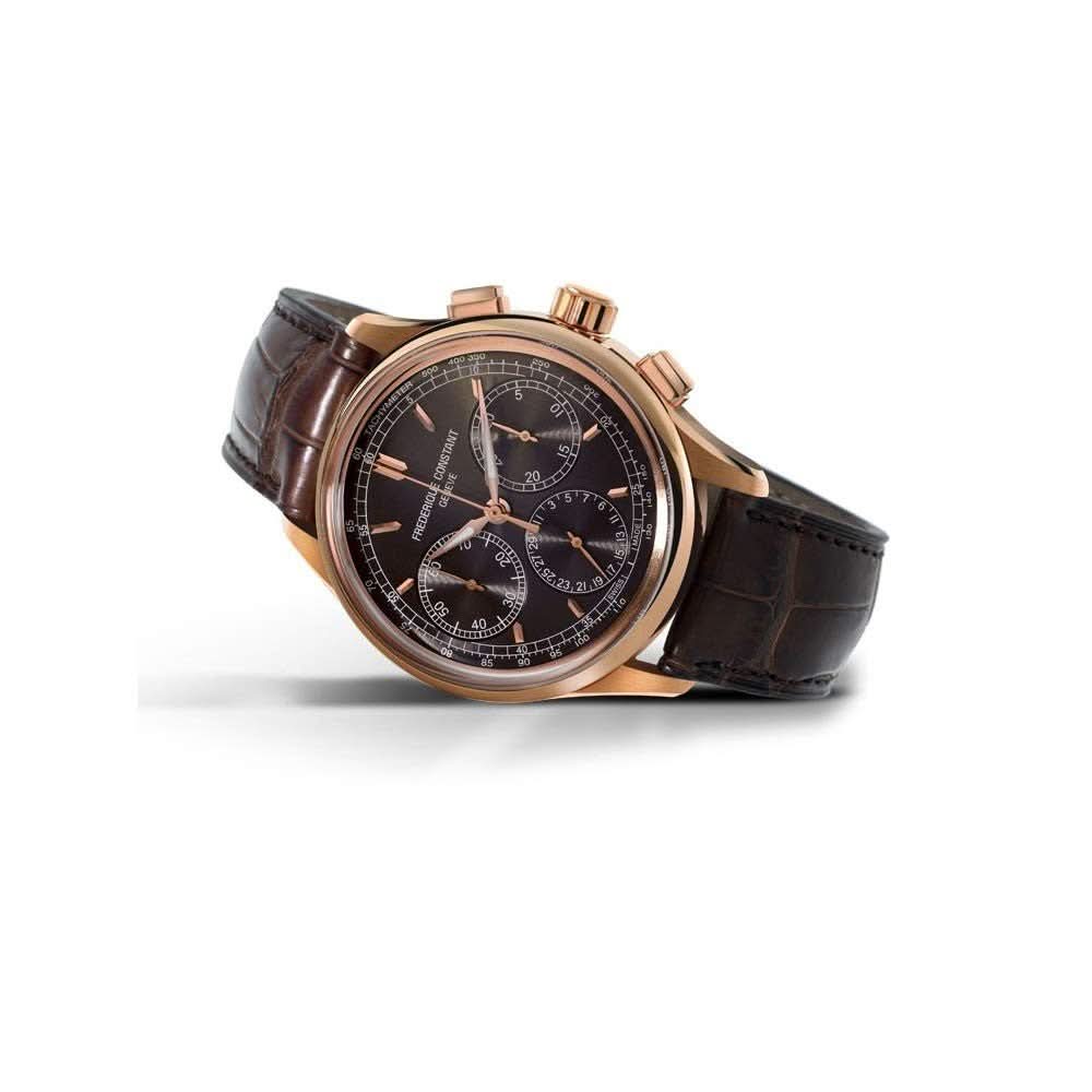 FREDERIQUE CONSTANT Classic Manufacture Flyback Chronograph 18KT Roségold FC-760DG4H9 - Juwelier Steiner
