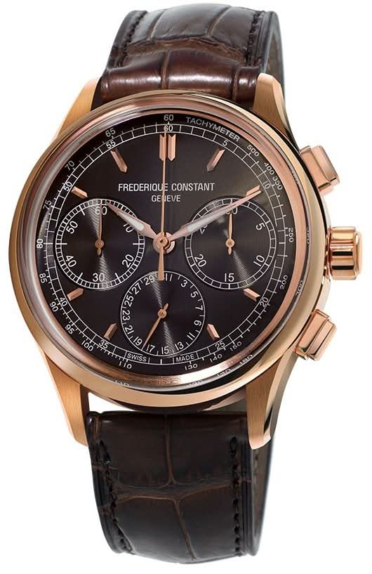 FREDERIQUE CONSTANT Classic Manufacture Flyback Chronograph 18KT Roségold FC-760DG4H9 - Juwelier Steiner