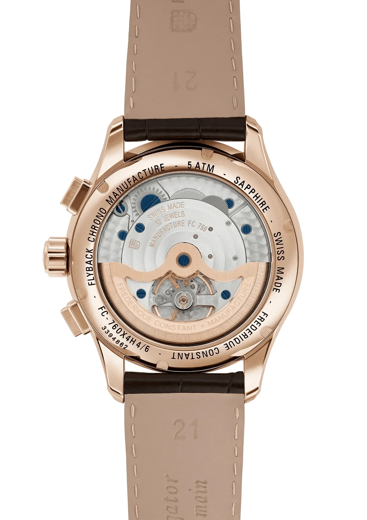 FREDERIQUE CONSTANT Classic Manufacture Flyback Chronograph FC-760V4H4 - Juwelier Steiner