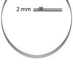 Humphrey Druckknopf Schliesse Humphrey pat, Seile Edelstahl - Juwelier Steiner