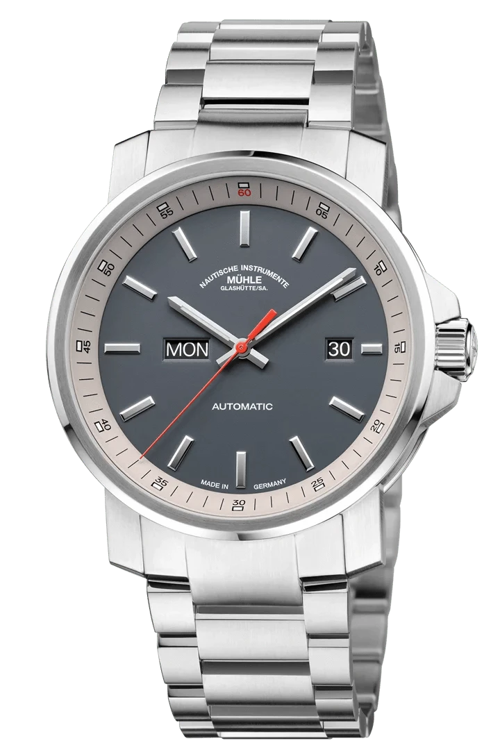 Mühle Glashütte 29er Tag-Datum M1-25-34-MB - Juwelier Steiner