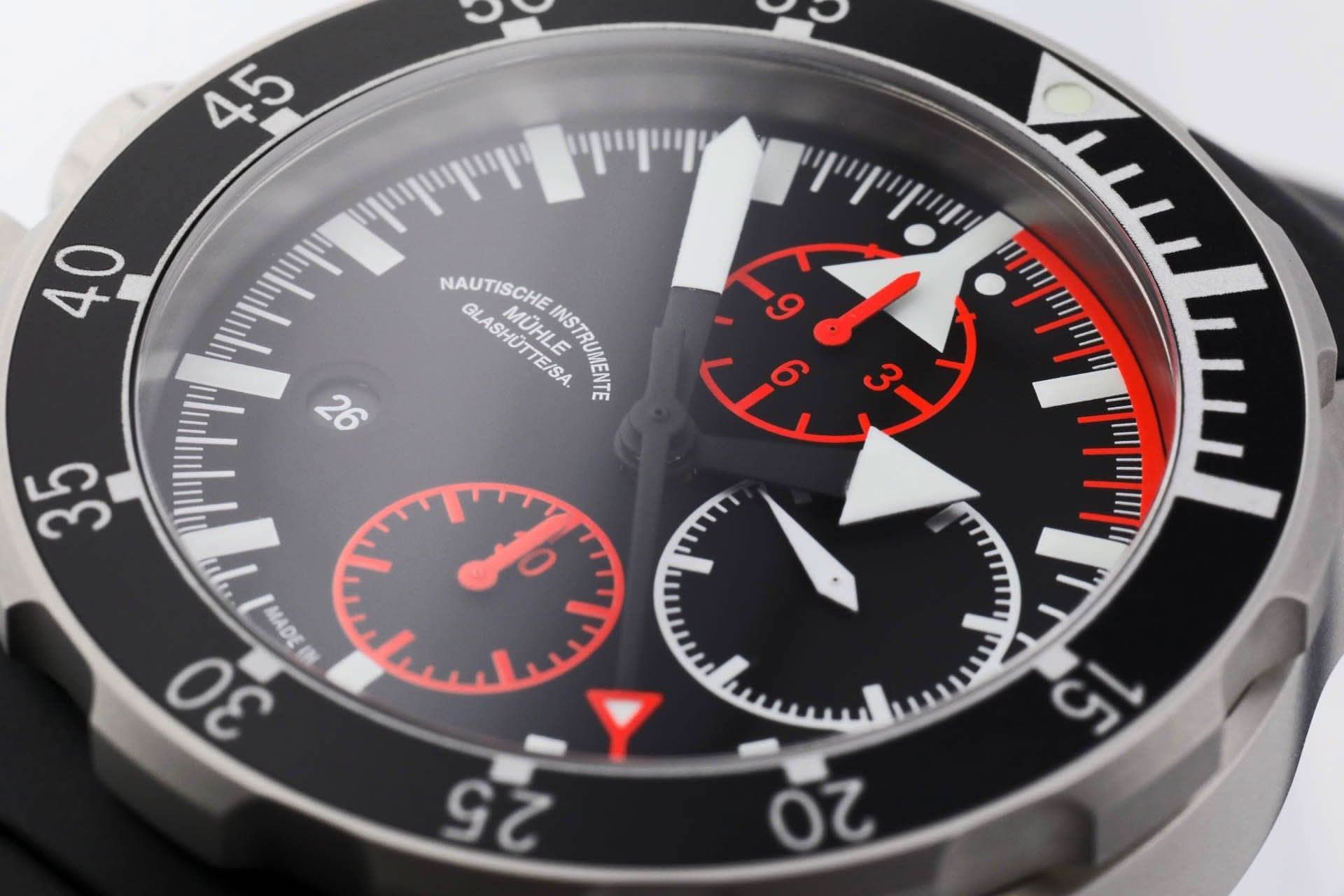 Mühle Glashütte S.A.R. Flieger-Chronograph M1-41-33-KB - Juwelier Steiner