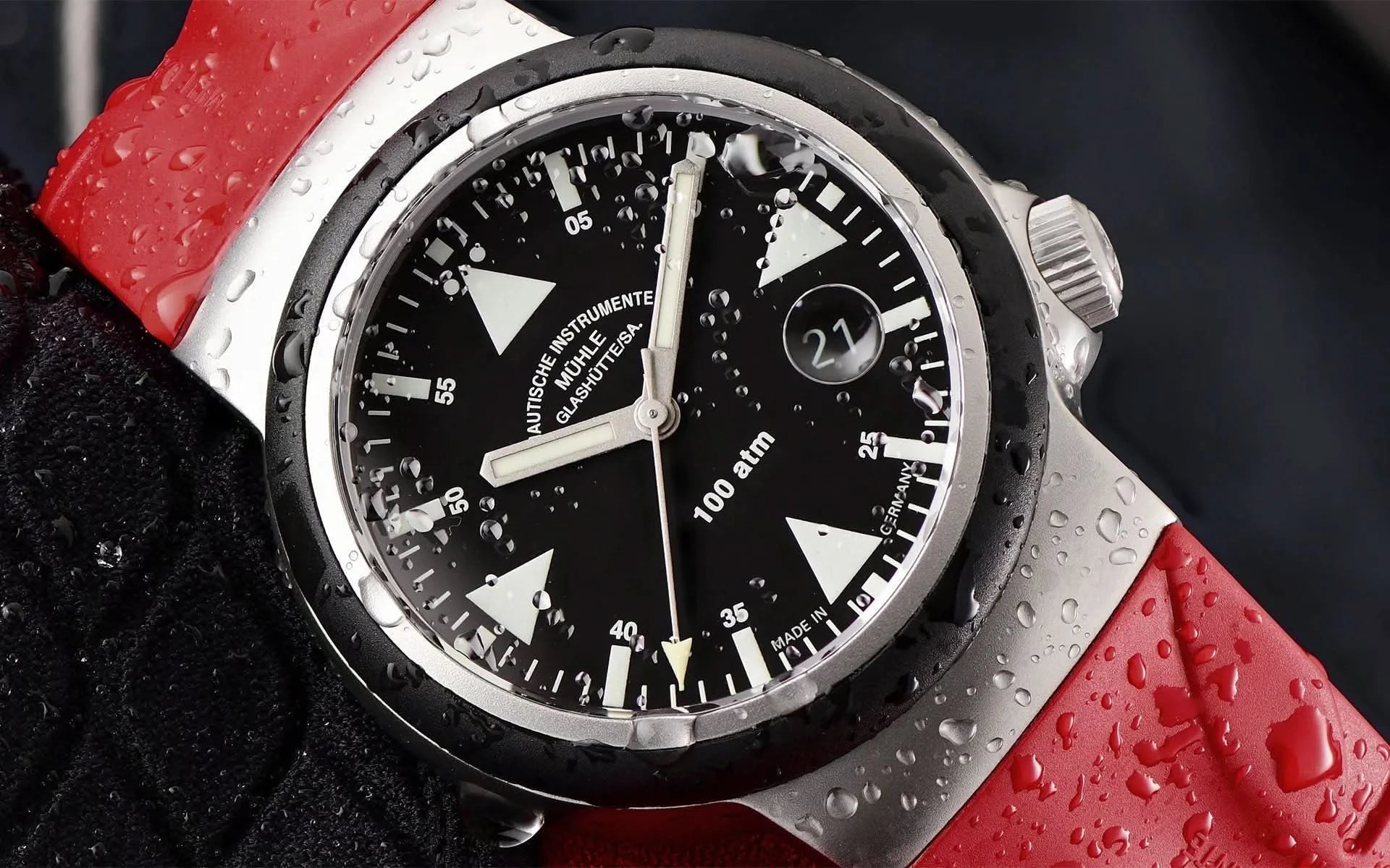 Mühle Glashütte S.A.R. Rescue-Timer M1-41-03-KB-VIII - Juwelier Steiner
