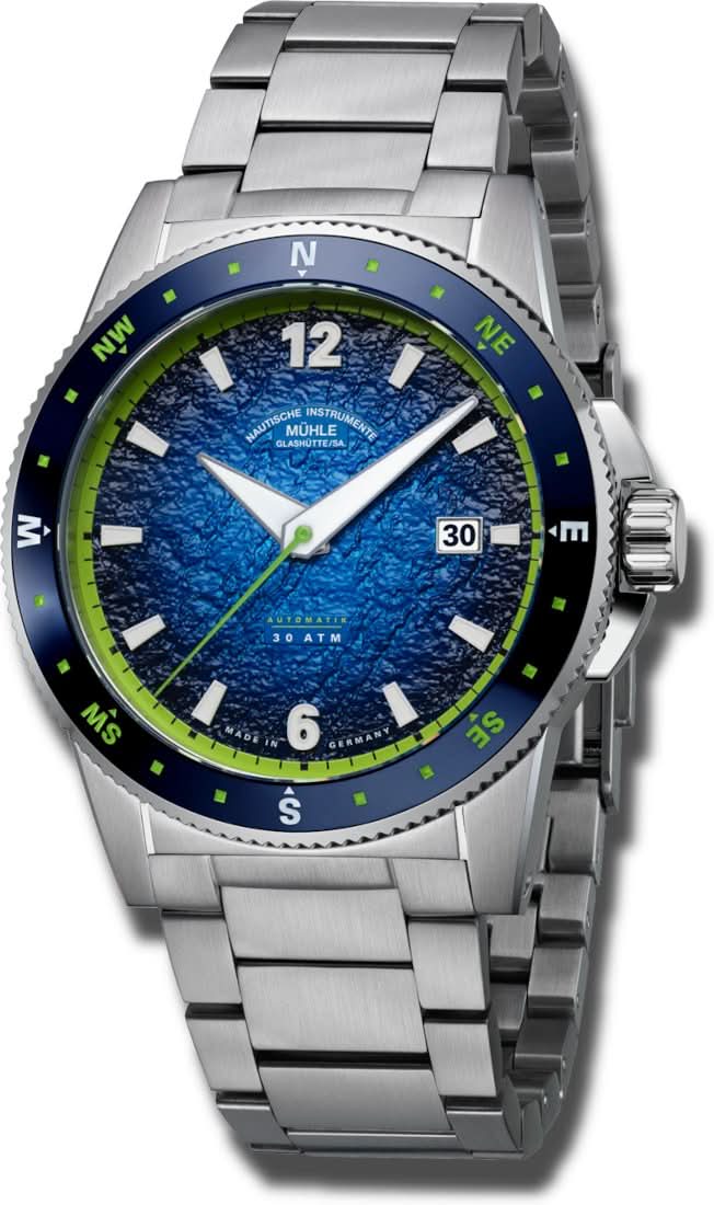 Mühle Glashütte Sportivo Compass Datum M1-52-22-MB - Juwelier Steiner