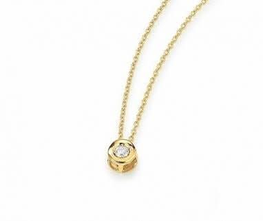 Palido Kette Gelbgold mit Brillant 0,03CT I-P1 - Juwelier Steiner