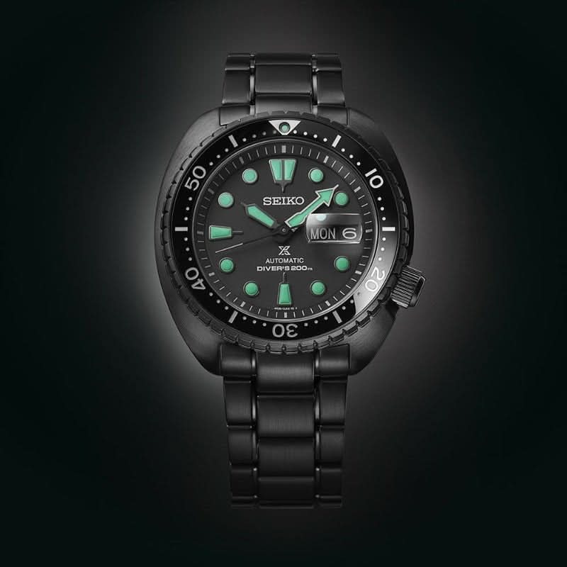 Seiko Prospex Black Series Night Vision King Turtle SRPK43K1 - Juwelier Steiner