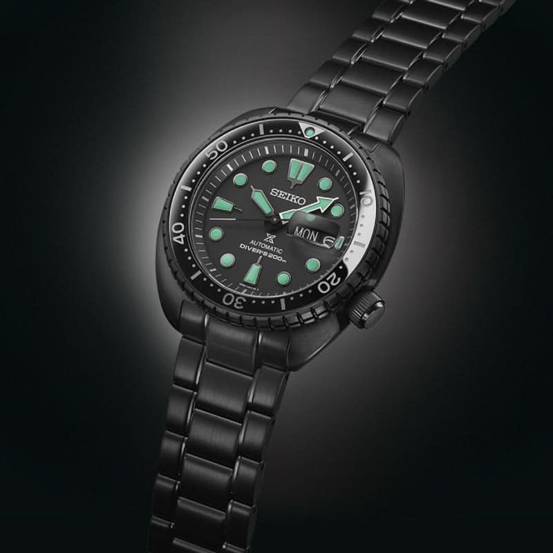 Seiko Prospex Black Series Night Vision King Turtle SRPK43K1 - Juwelier Steiner