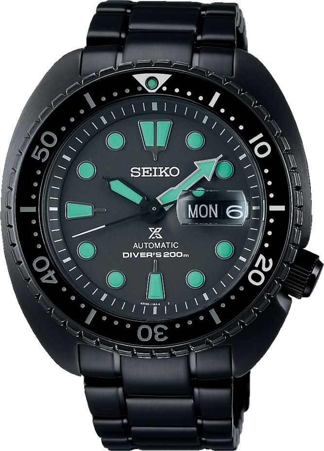 Seiko Prospex Black Series Night Vision King Turtle SRPK43K1 - Juwelier Steiner
