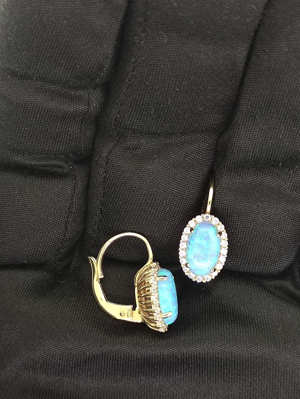 STEINER EXKLUSIV - Lady Diana Opal Schmuck Ohrhänger - Juwelier Steiner