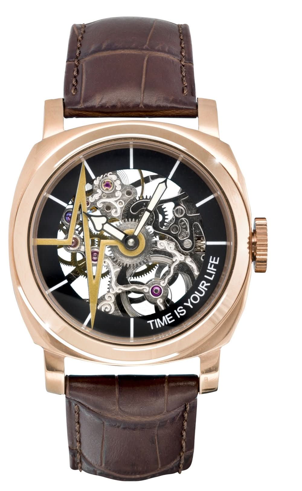 TIYL - HEARTBEAT 01 rosegoldPVD-gold Ø 44mm - Juwelier Steiner