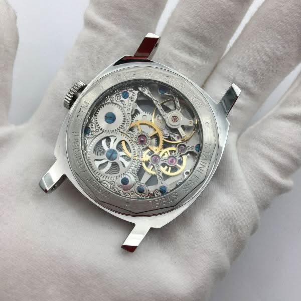 TIYL - HEARTBEAT 01 steel-red Ø 44mm - Juwelier Steiner
