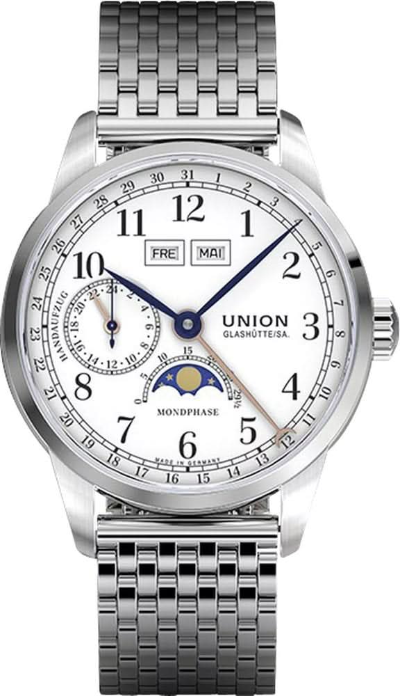 Union Glashütte 1893 Johannes Dürrstein Edition Mondphase D007.458.11.017.00 - Juwelier Steiner