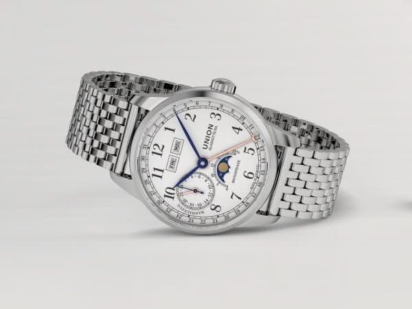 Union Glashütte 1893 Johannes Dürrstein Edition Mondphase D007.458.11.017.00 - Juwelier Steiner