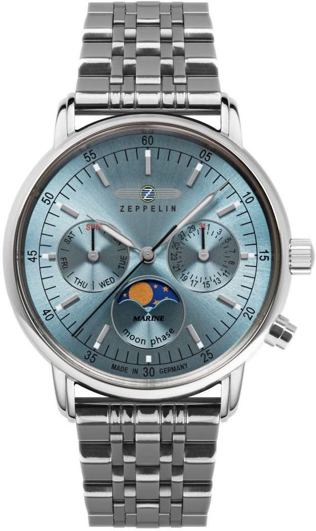 Zeppelin LZ 14 Marine Moon Phase 8637-3M now available for