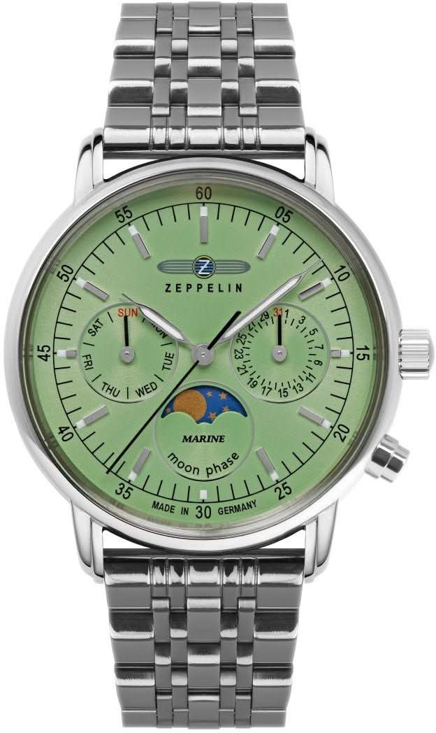 Zeppelin LZ 14 Marine Moon Phase 8637-4M now available for