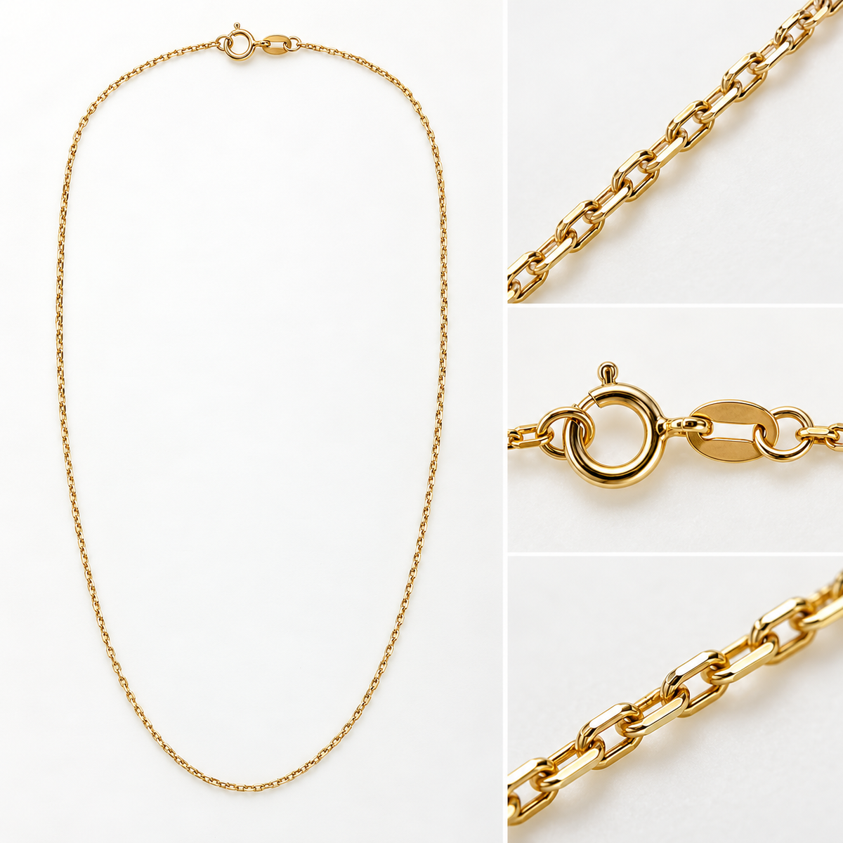 STEINER ESSENTIALS Halskette 585 / 14Kt Gold 113284