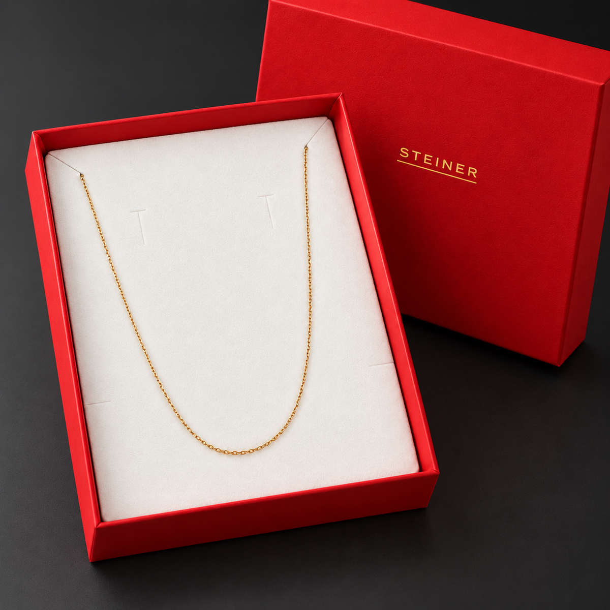 STEINER ESSENTIALS Halskette 585 / 14Kt Gold 113284
