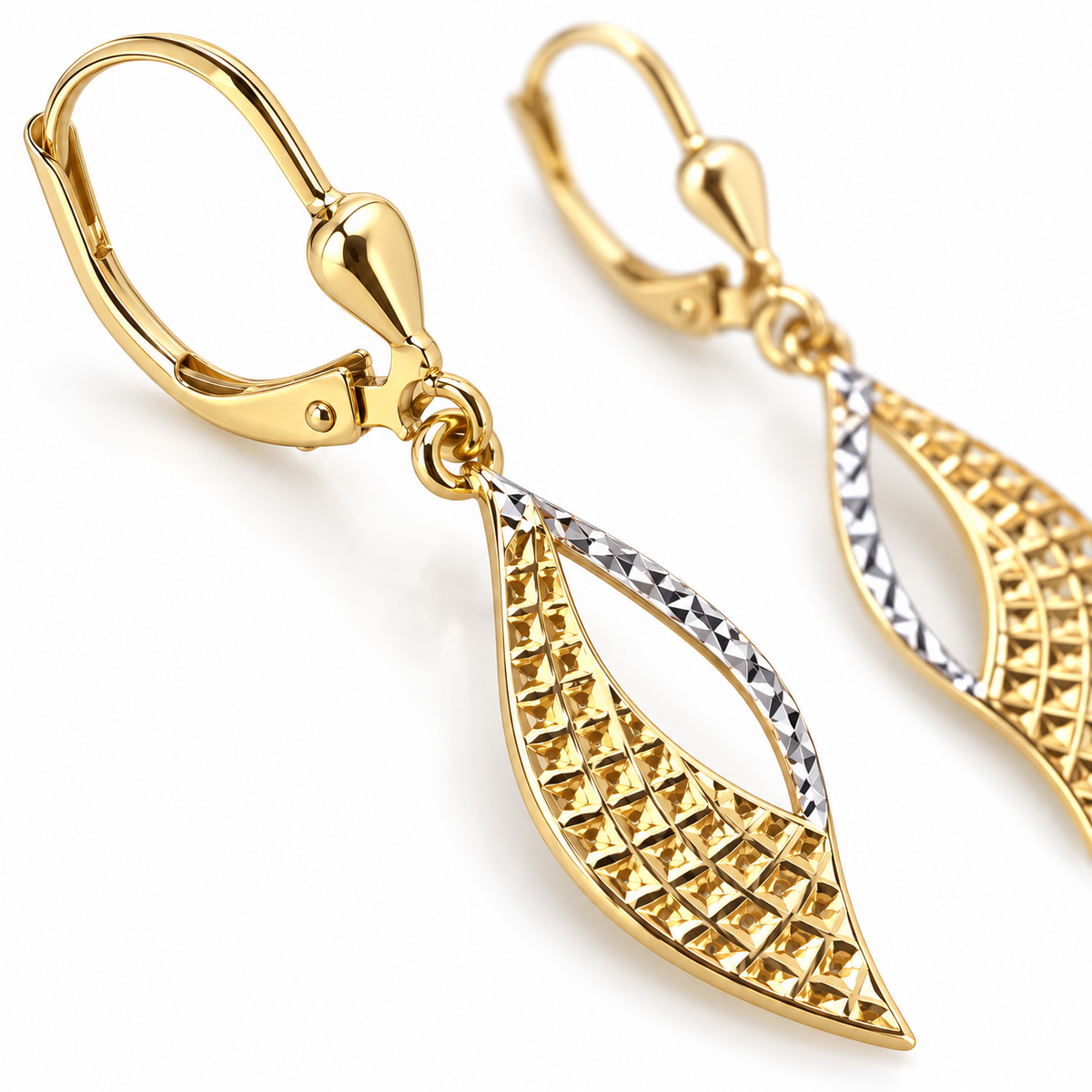 STEINER ESSENTIALS Ohrhänger 585 / 14Kt Gold 113767 – Detailansicht
