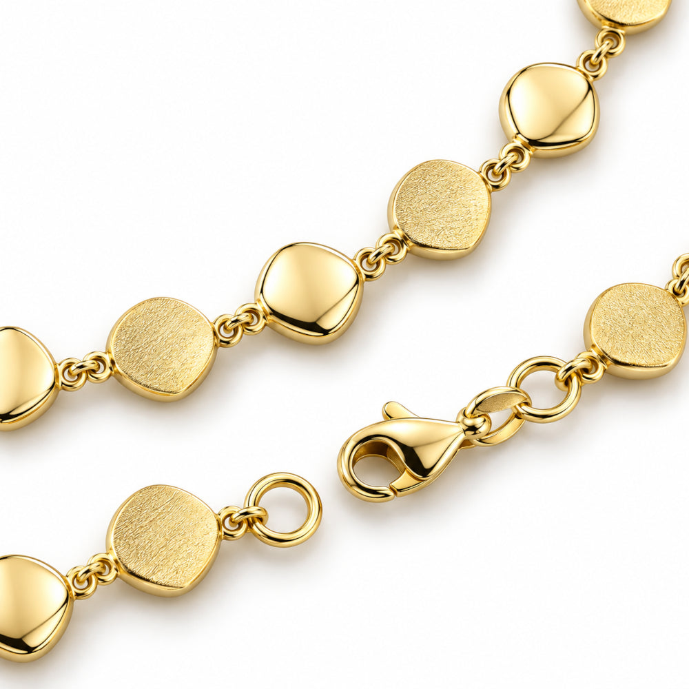 STEINER EXKLUSIV Halskette aus 585 / 14Kt Gold 113932
